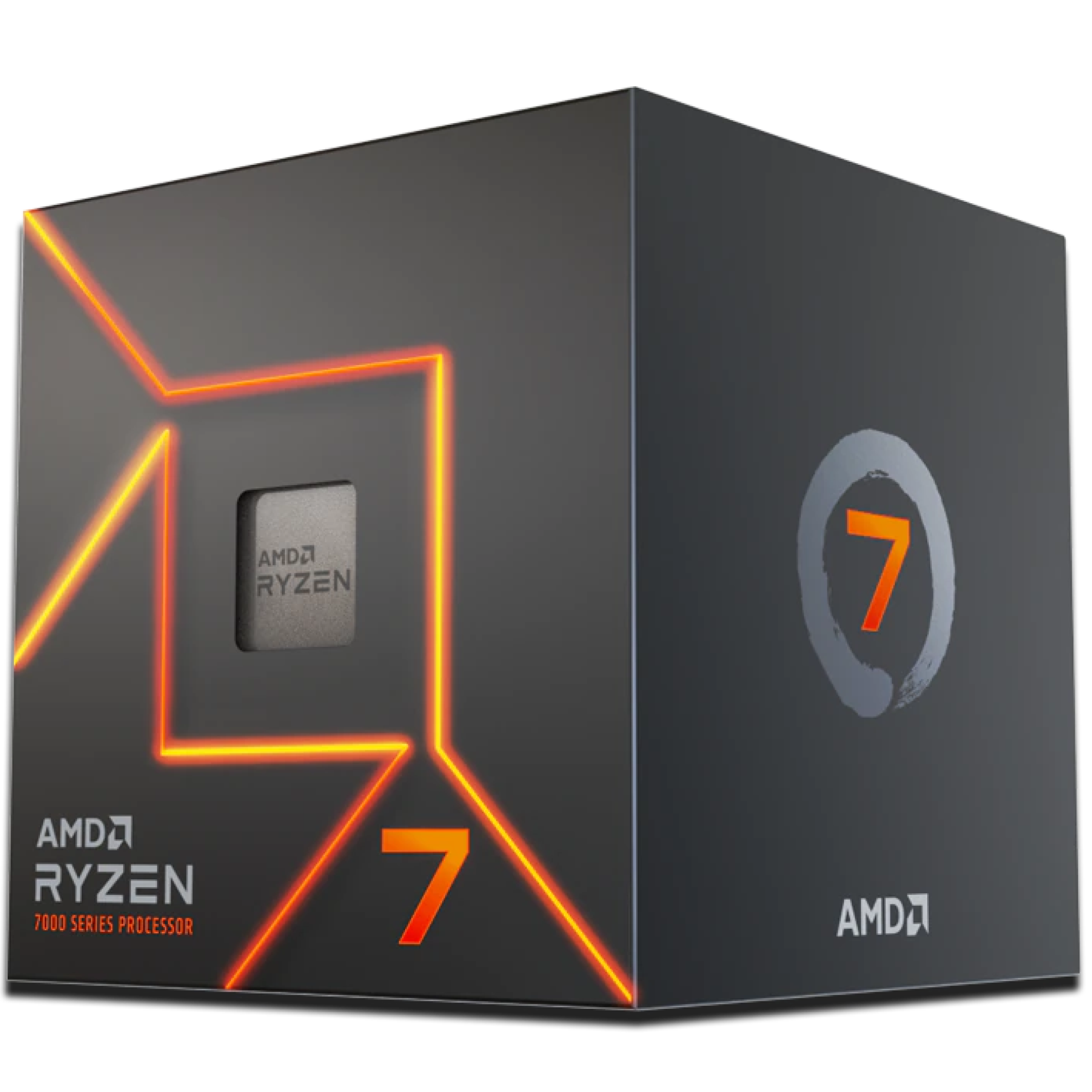 The AMD Ryzen 7 7700 CPU.