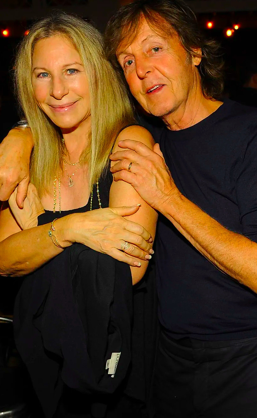 Barbra Streisand and Paul McCartney attend Apollo in the Hamptons at The Creeks on August 16, 2014 in East Hampton, New York.