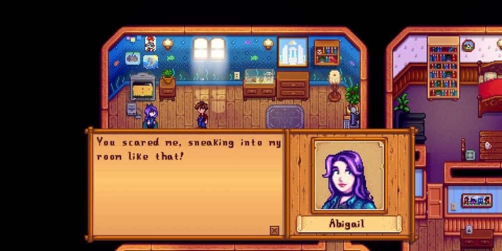 Abigail in Stardew Valley