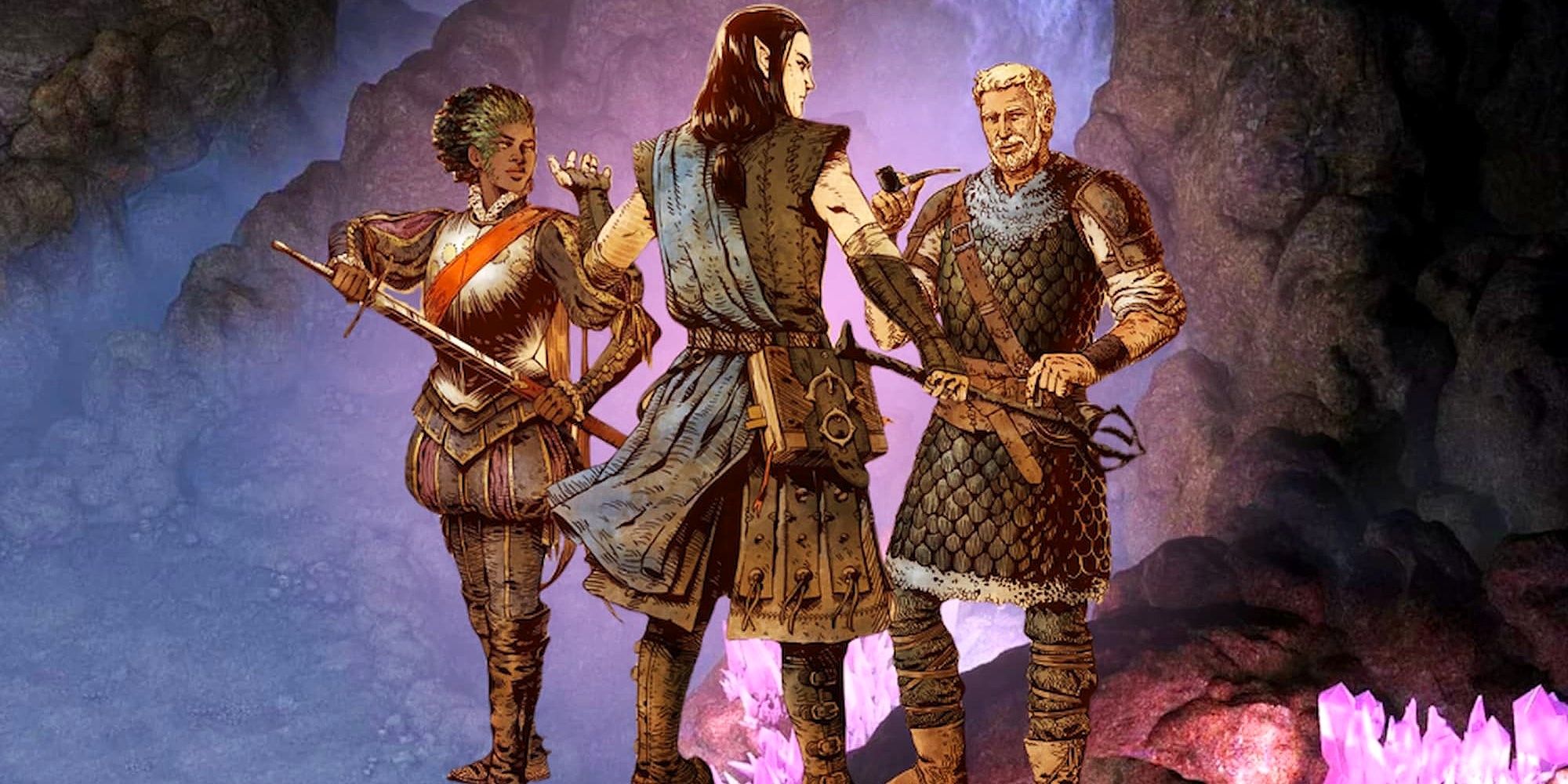 Pallegina, Aloth, and Eder in Pillars of Eternity