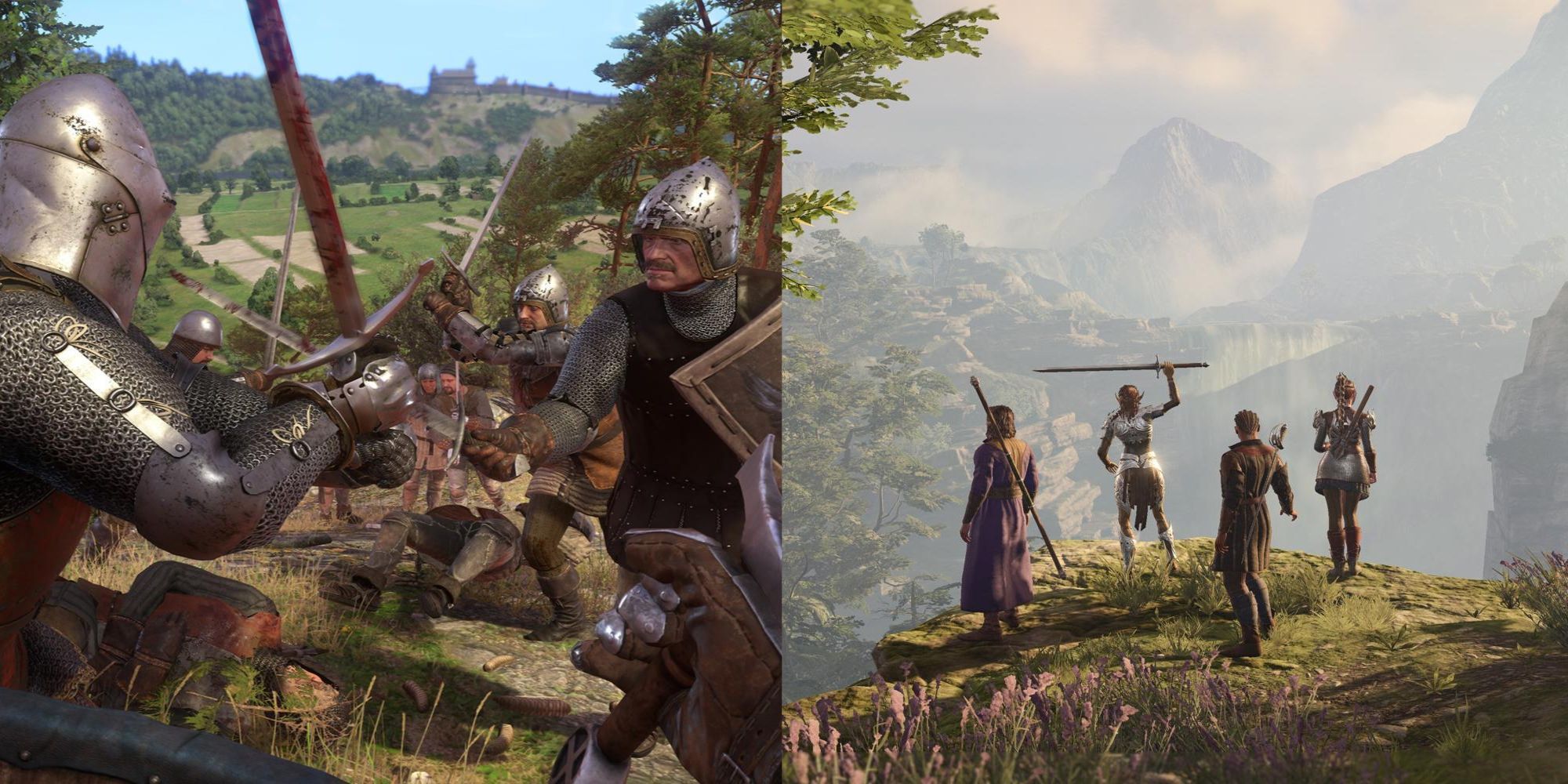 Kingdom Come Deliverance and Baldurs Gate 3