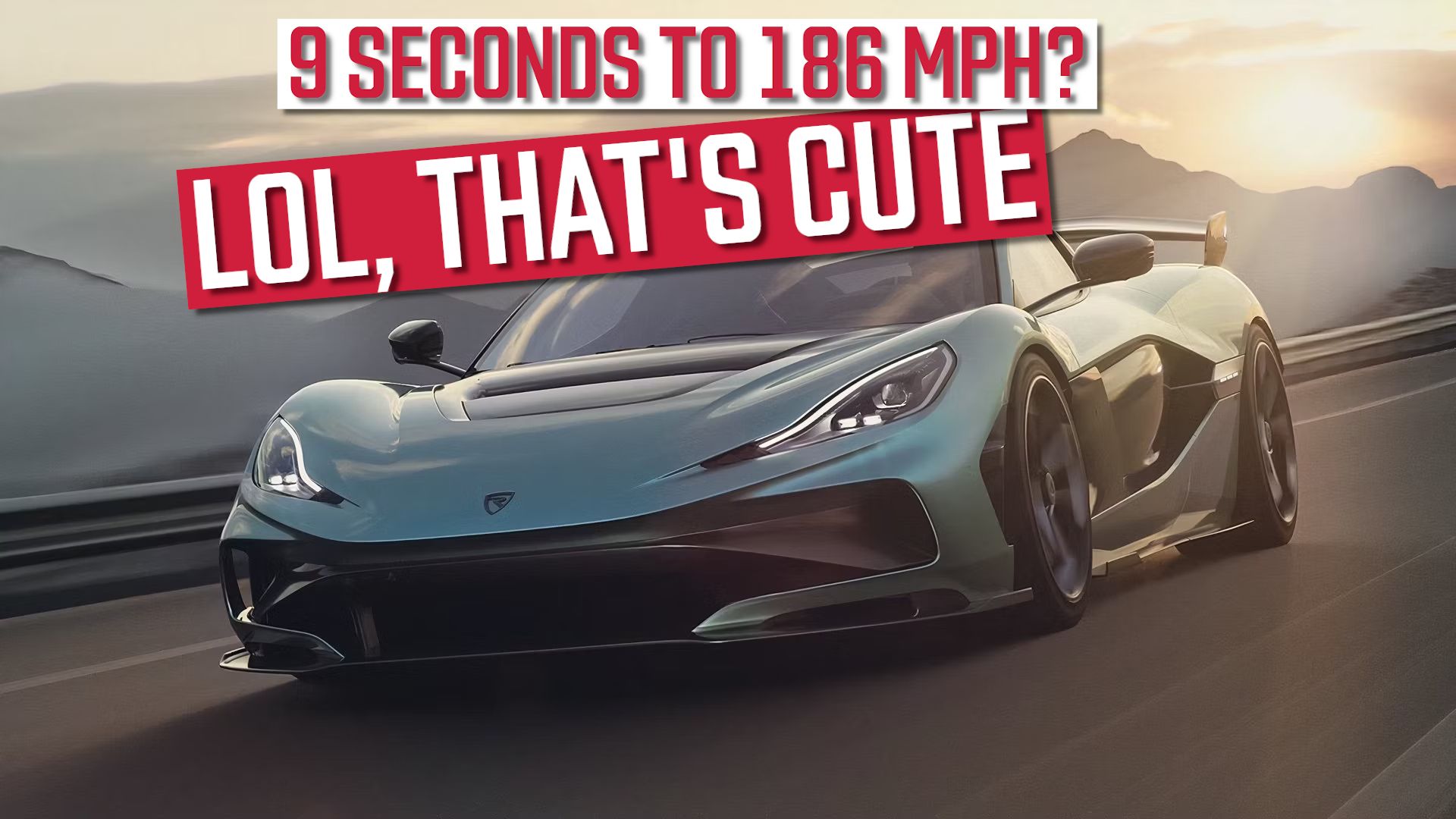 Rimac Nevera R 0-186 MPH LOL