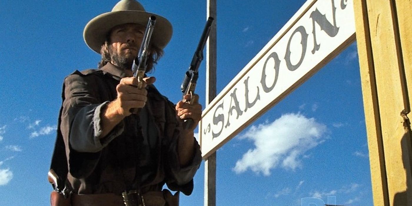 Josey draws his guns in The Outlaw Josey Wales