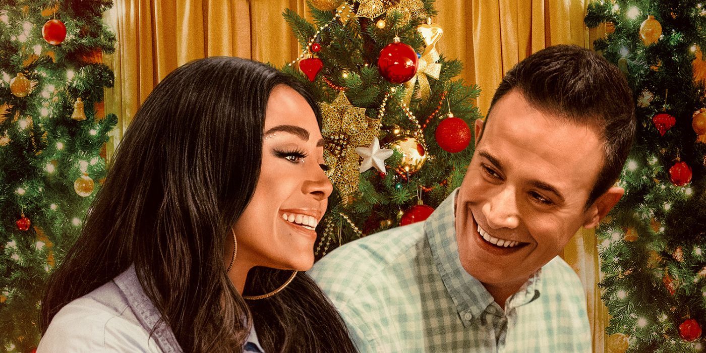 Aimee Garcia and Freddie Prinze Jr in the post for Christmas With You