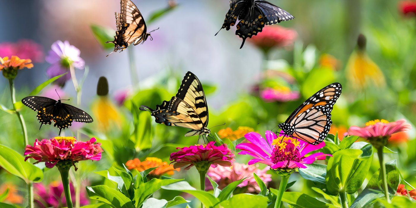 Butterflies in the garden