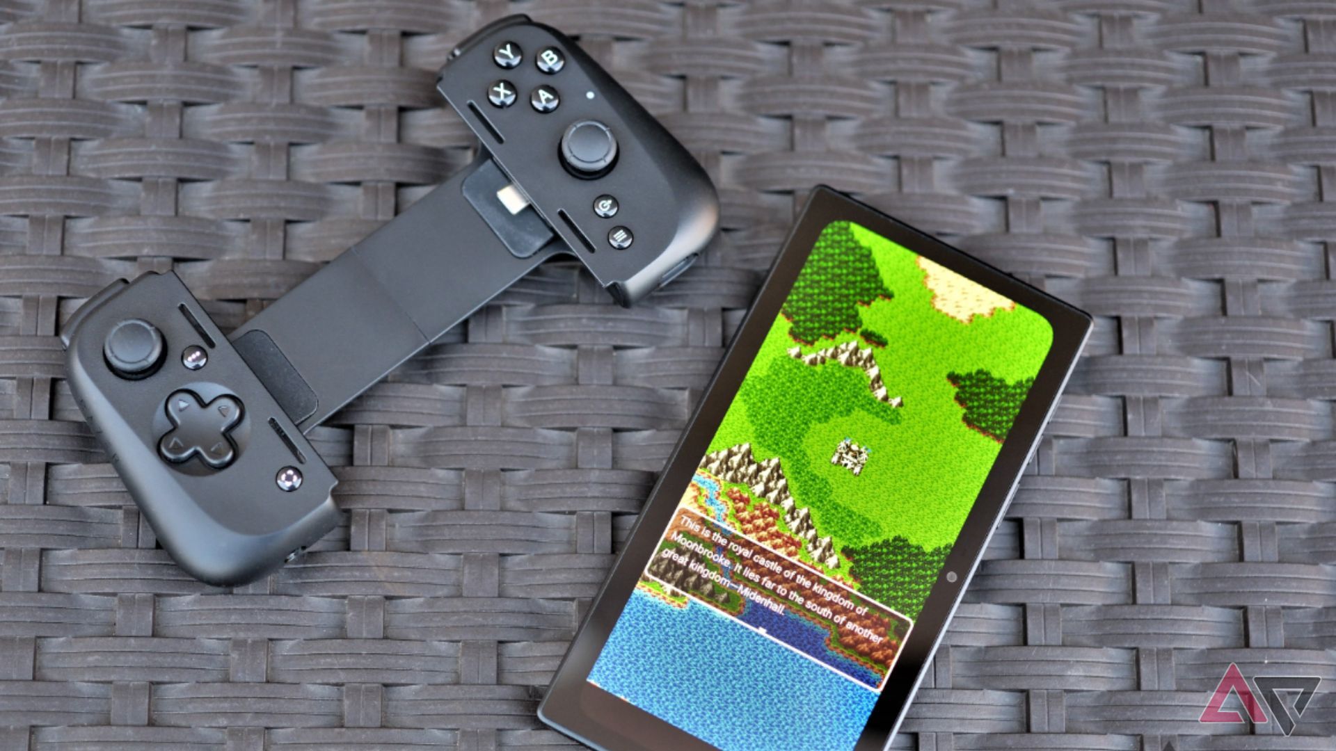 razer edge tablet with controller detached