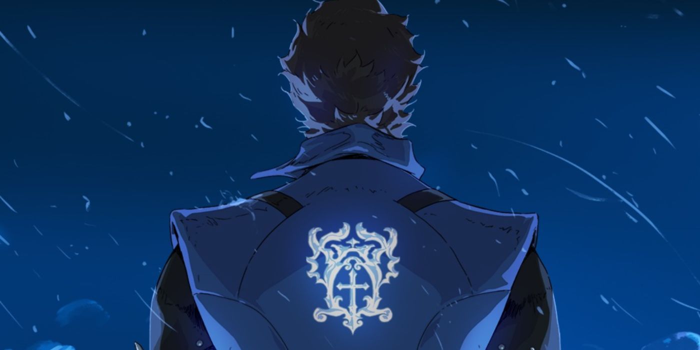 Richter displays the Belmont clan's emblem in Castlevania: Nocturne.