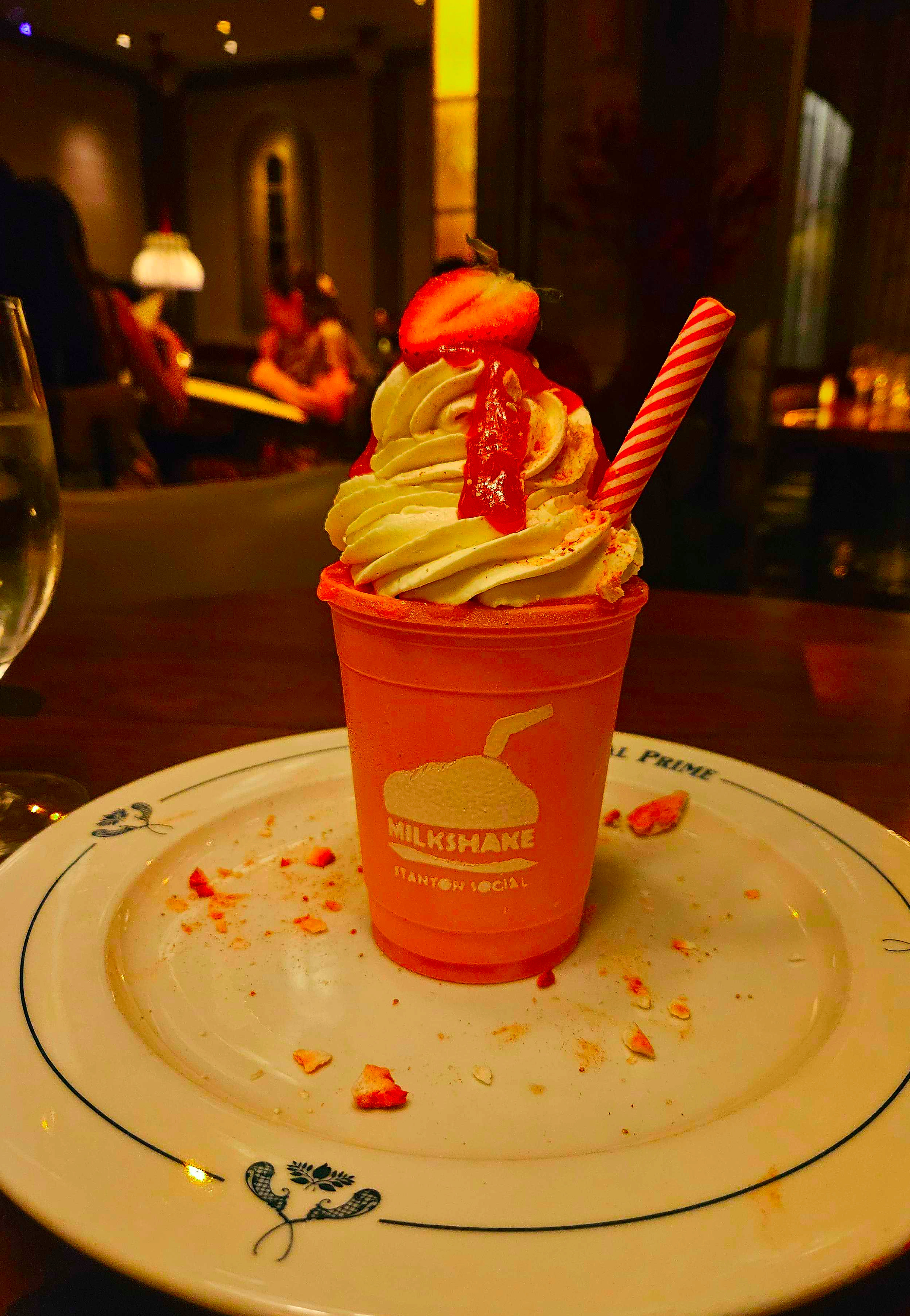 strawberry milkshake