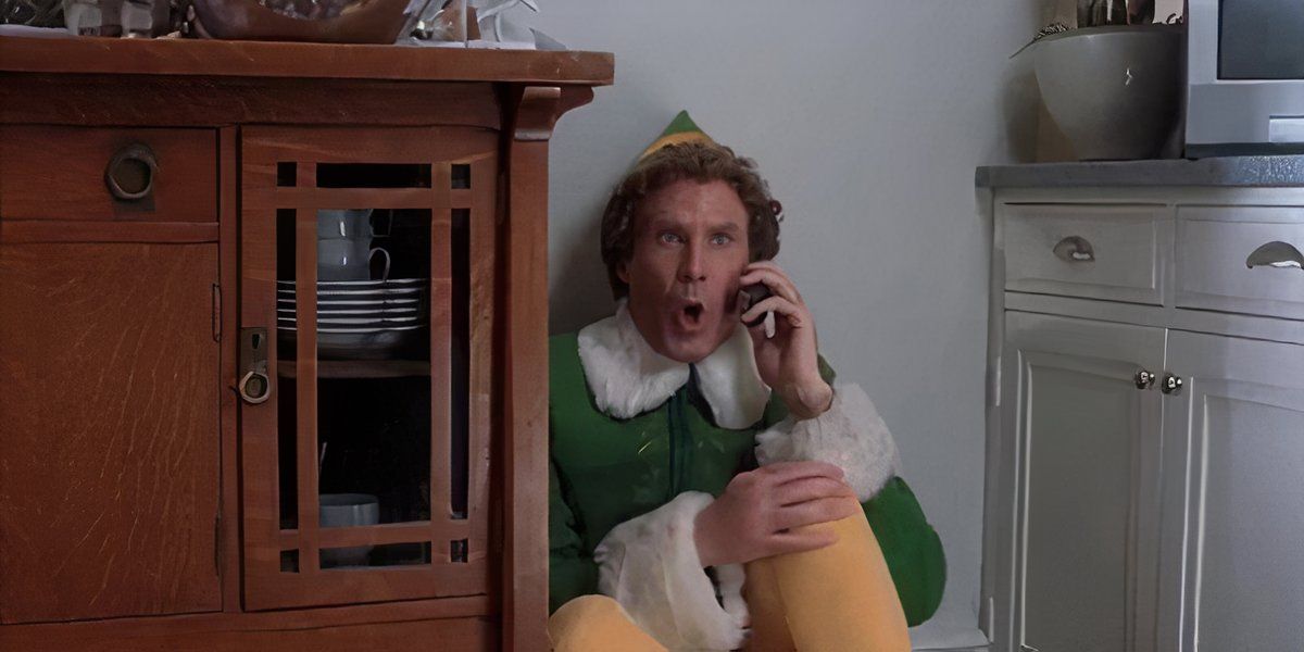 Buddy hides from the evil radiator in Elf.