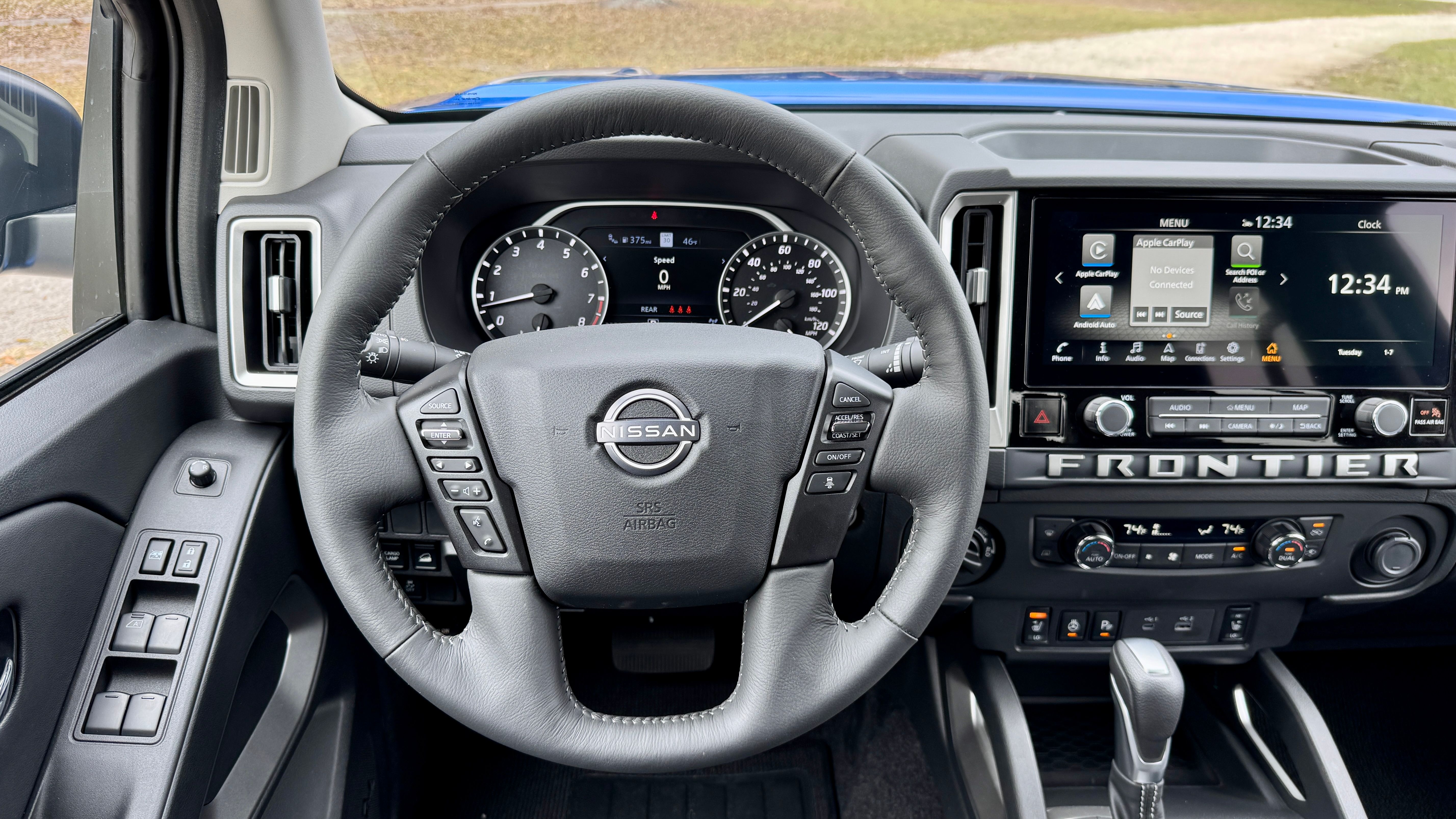 2025 Nissan Frontier steering wheel