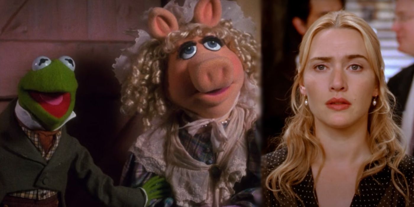 Kermit and Miss Piggy, and Iris from The Holiday