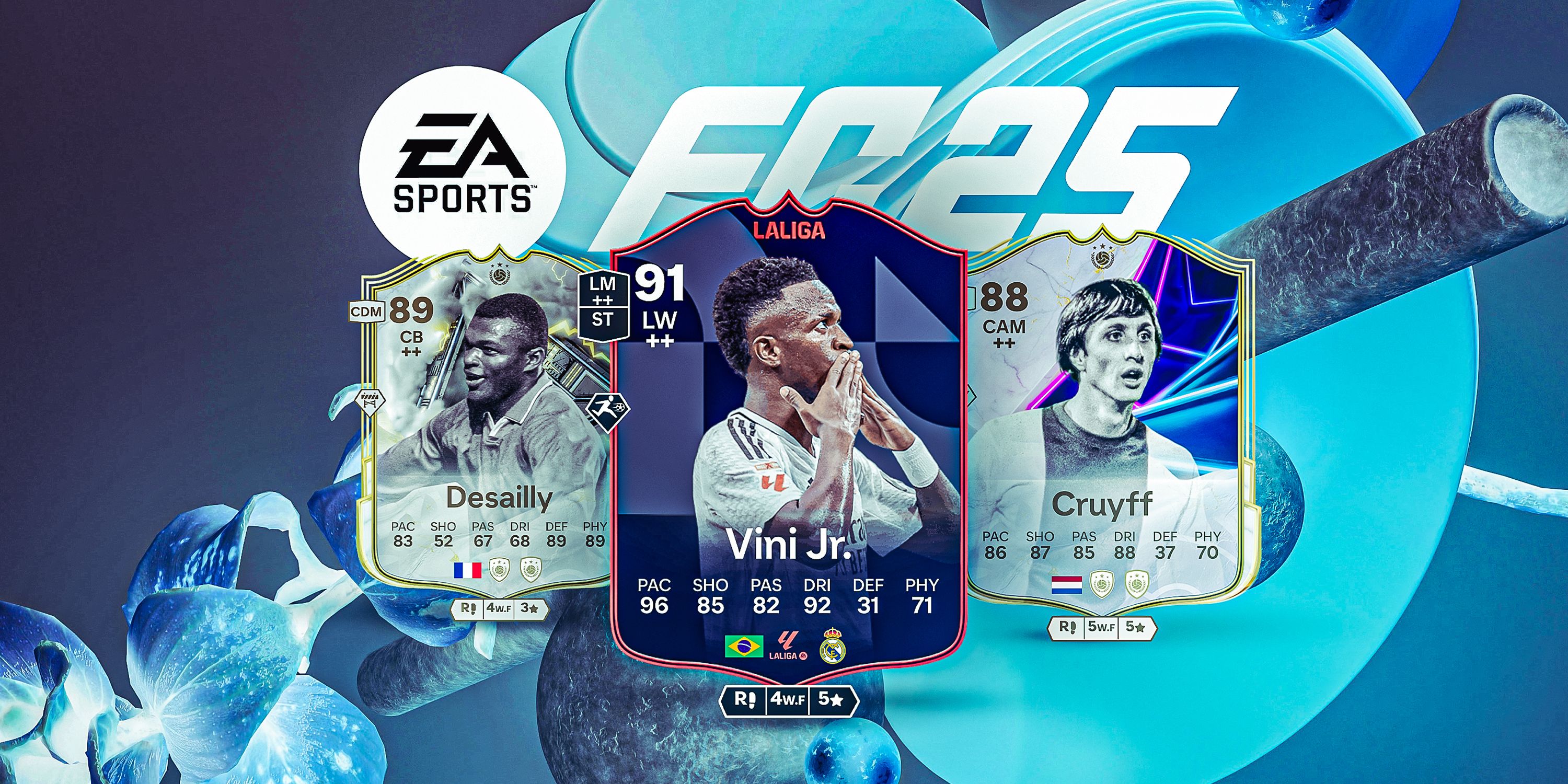 Vinicius, Cruyff and Desailly SBCs in EAFC 25