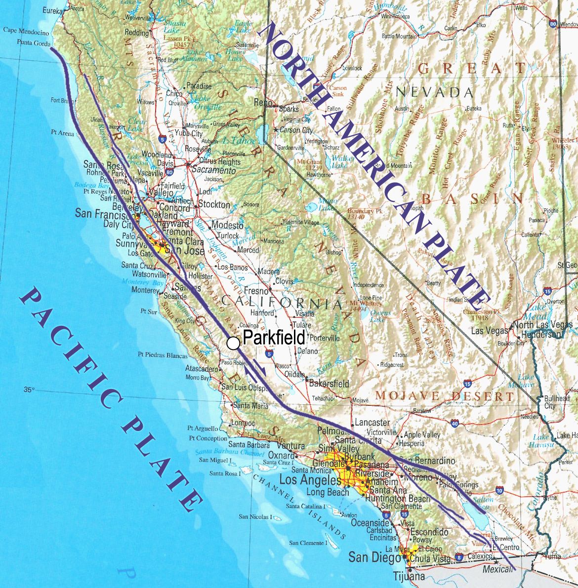 San Andreas fault