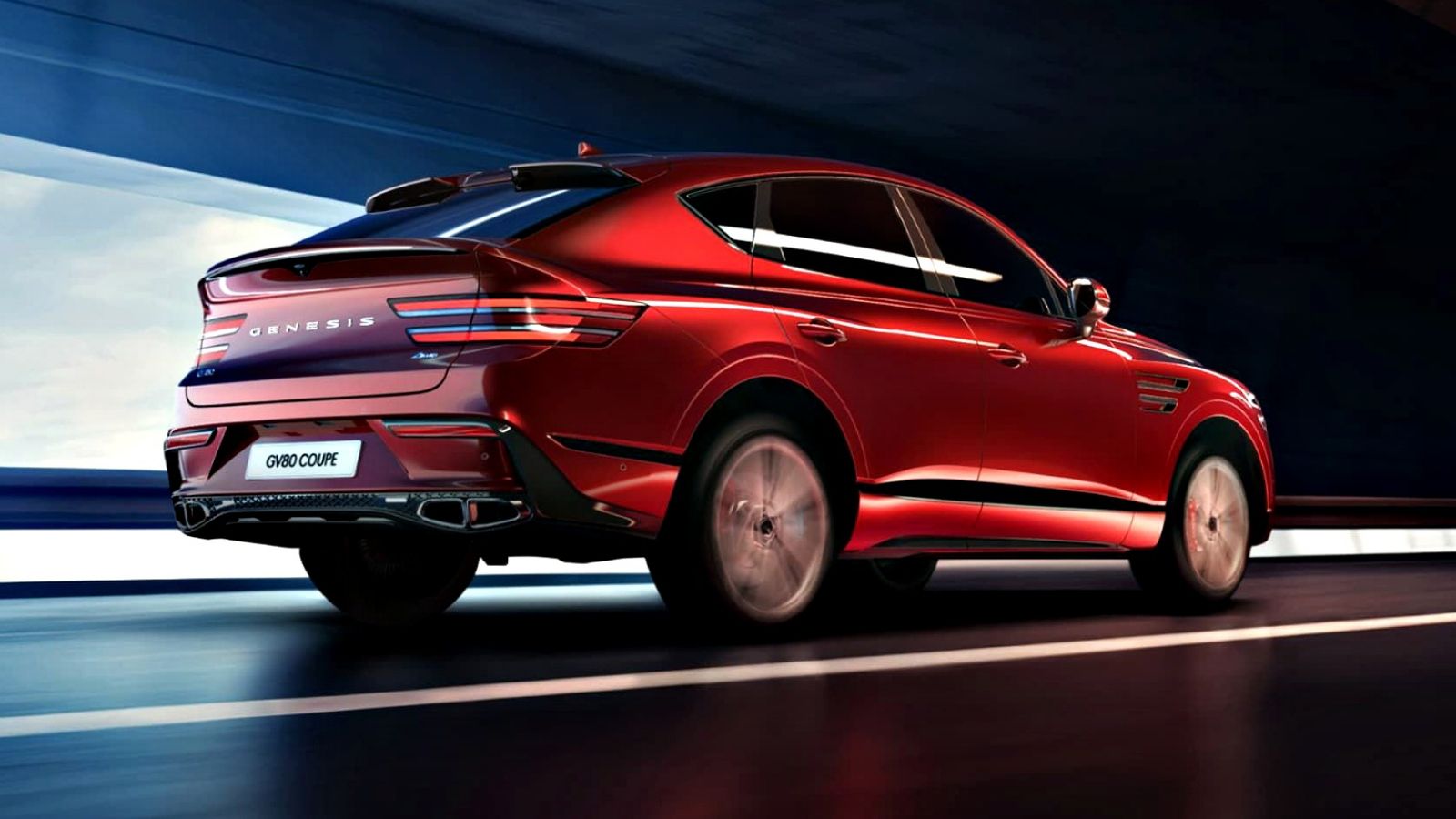 Red 2025 Genesis GV80 Coupe