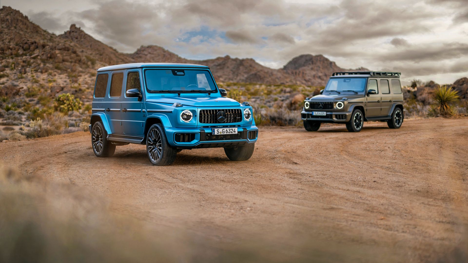 2025 Mercedes-Benz G-Class models side by side