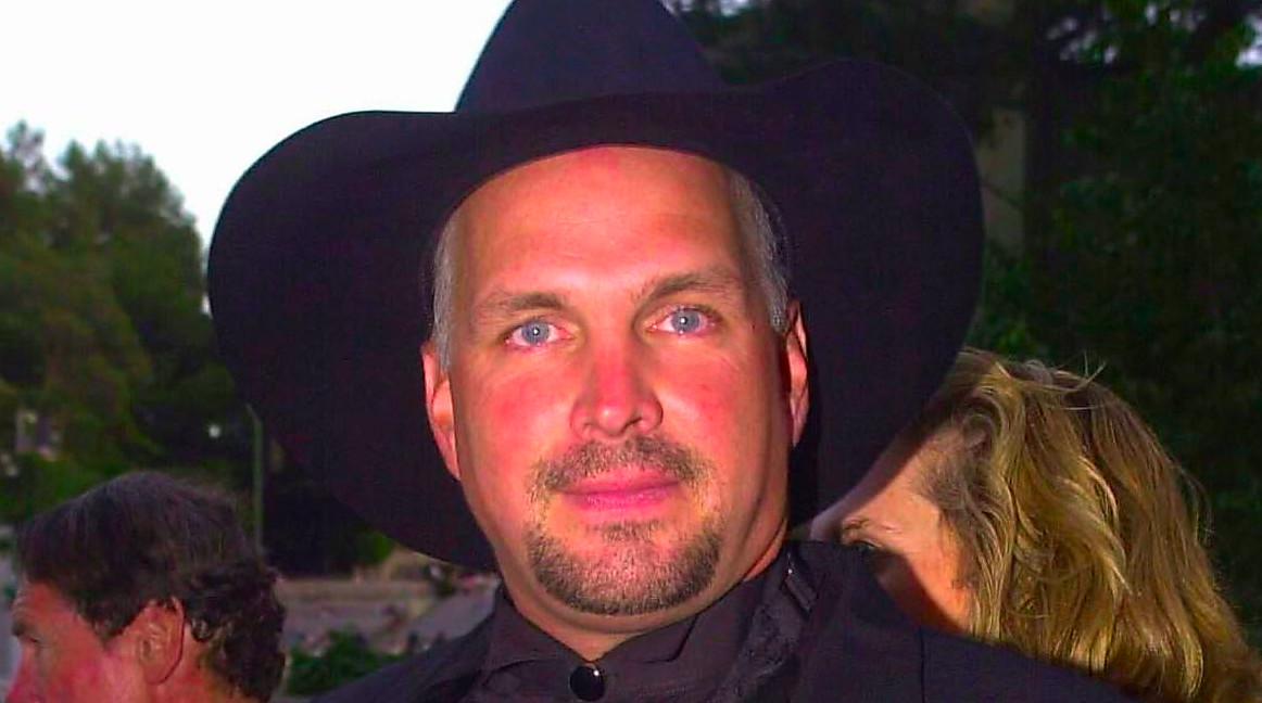 Garth Brooks In Black Suit