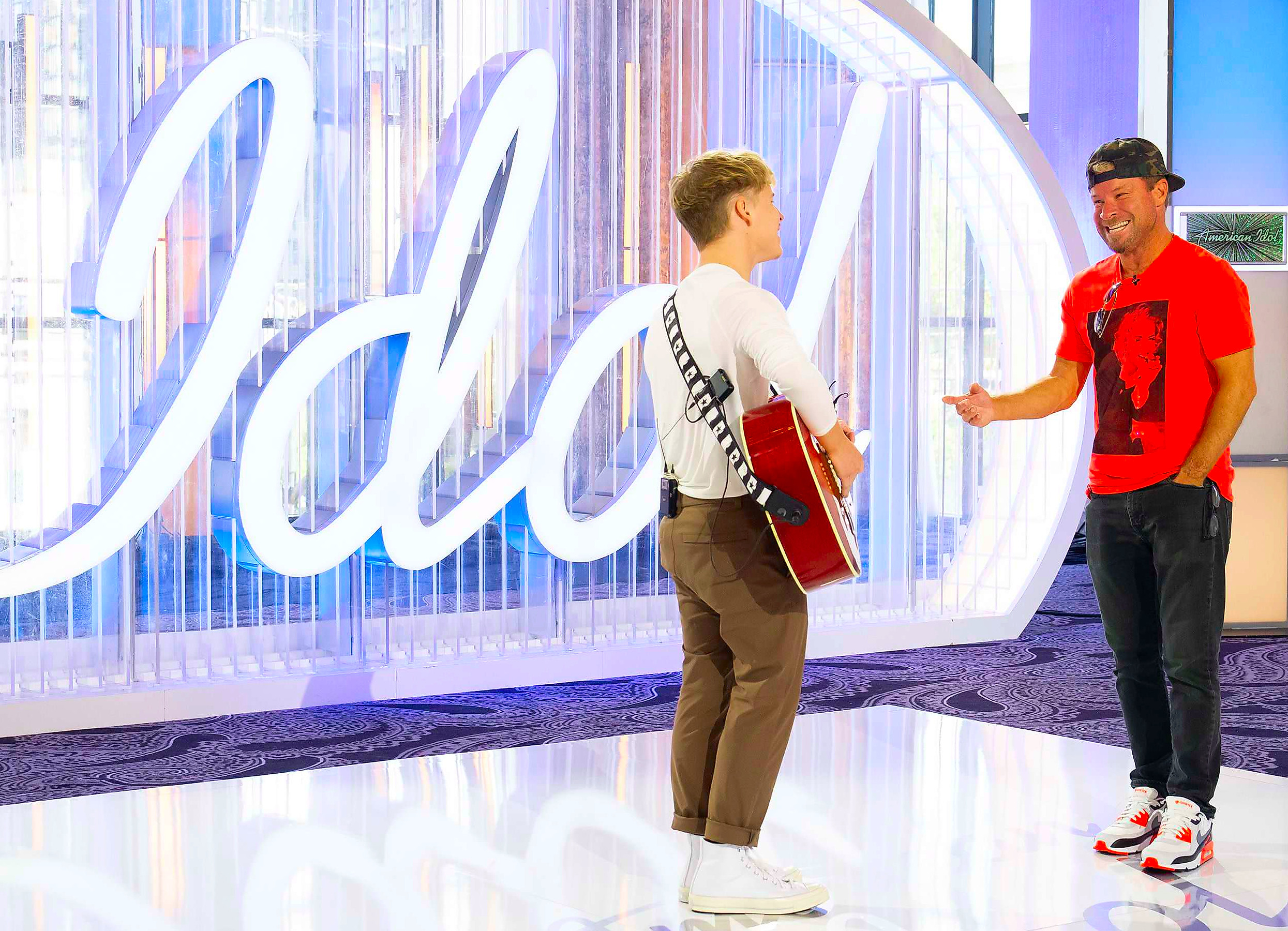 Baylee Littrell and Brian Littrell