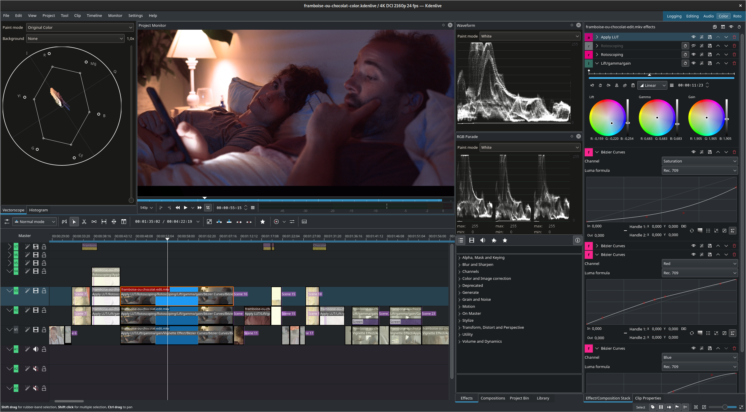 Kdenlive video editor