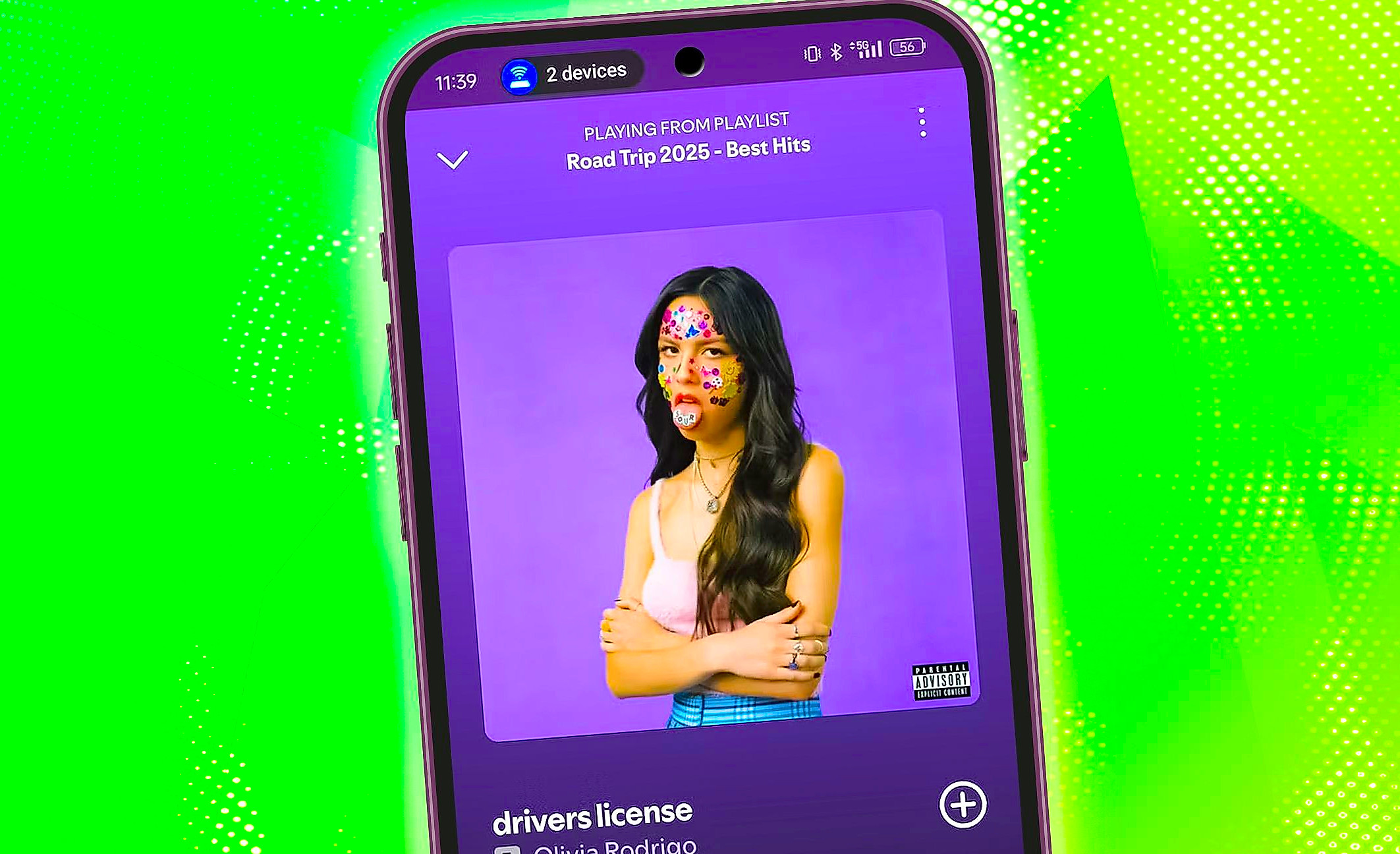 Spotify on an Android phone.