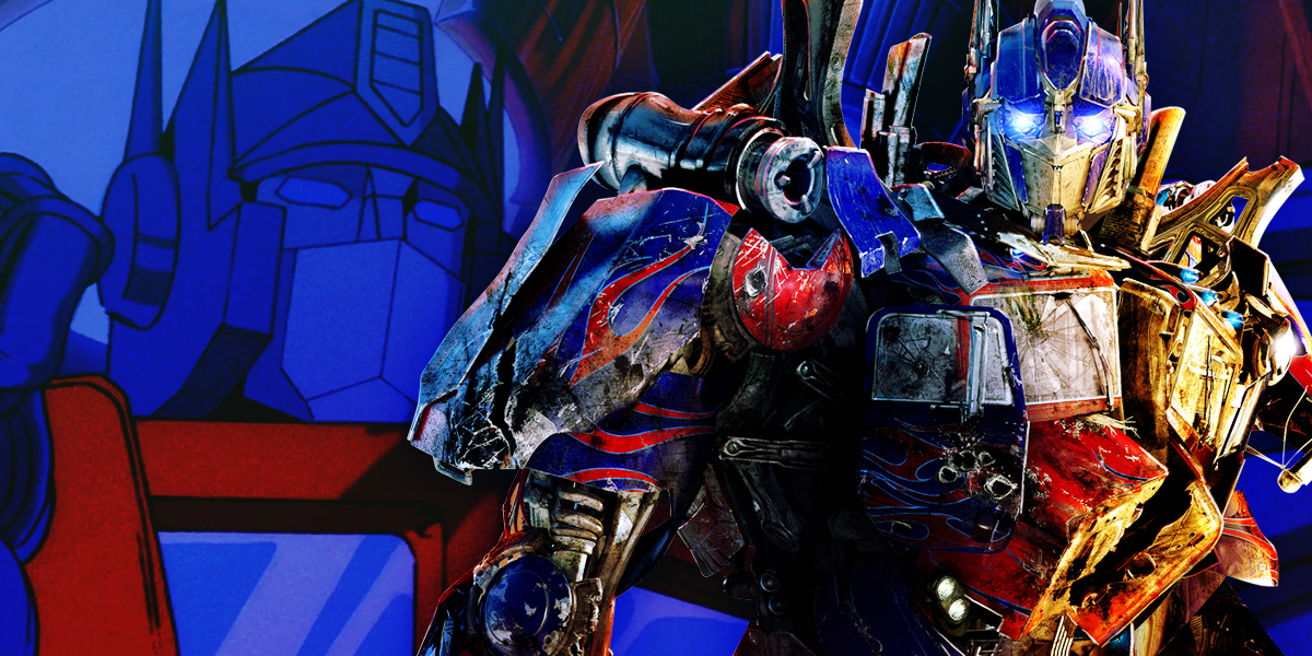 Animated and live-action versions of Optimus Prime from Transformers