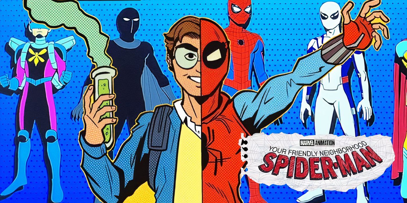 Peter Parker split between Spiderman in Your Friendly Neighborhood Spider-Man