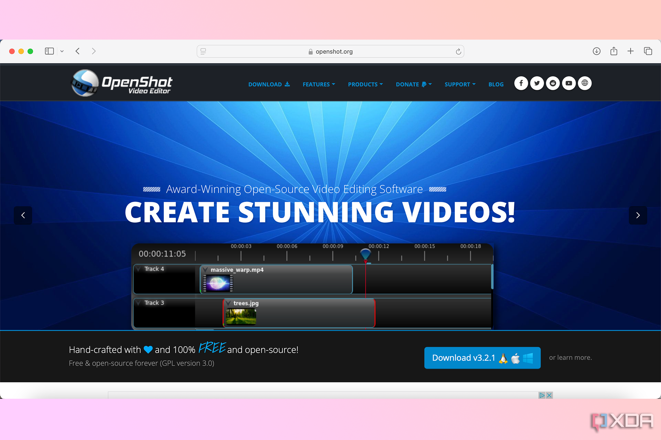 OpenShot video software