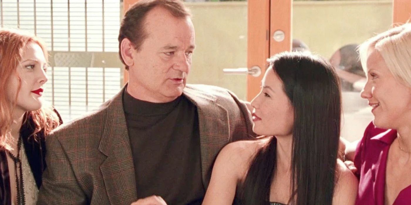 Bill Murray and Lucy Liu in Charlie's Angels