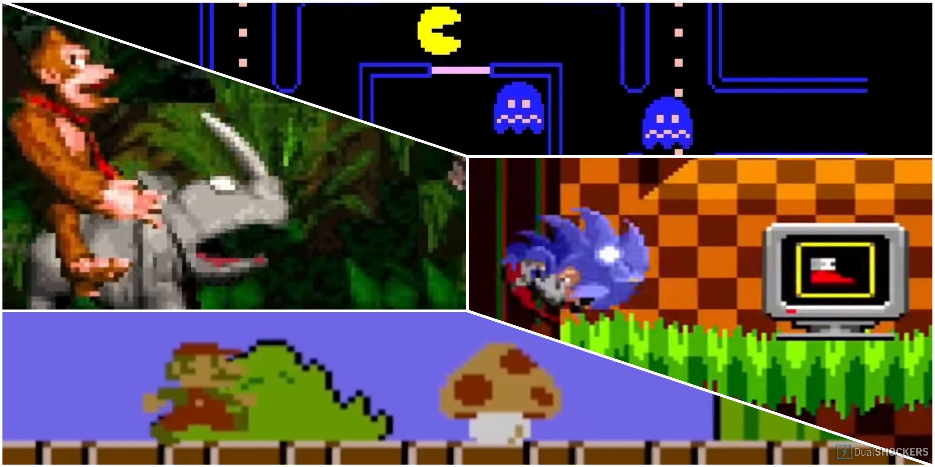 Donkey Kong Country Pac-Man Sonic the Hedgehog Super Mario Bros.