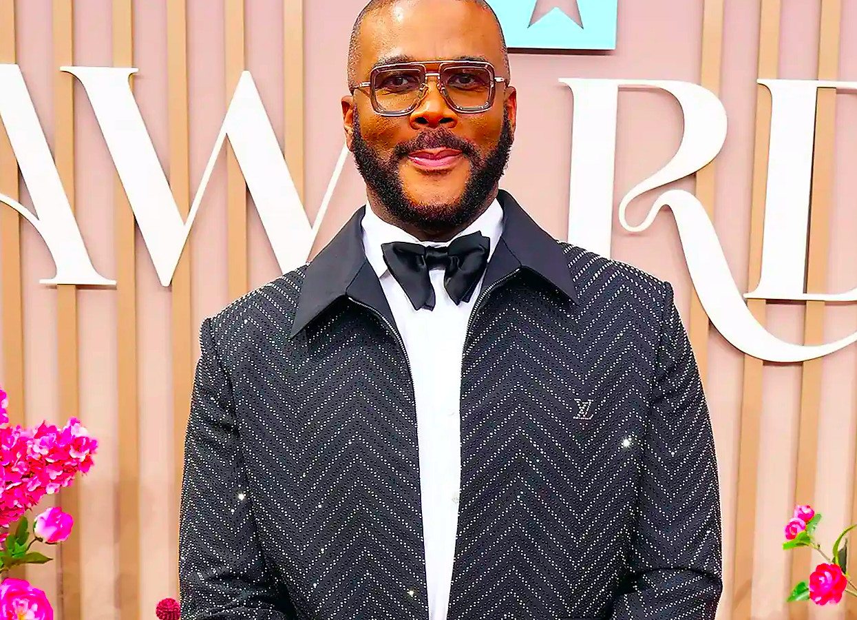 Tyler Perry attends the 2025 BET Awards at Peacock Theater on June 09, 2025 in Los Angeles, California